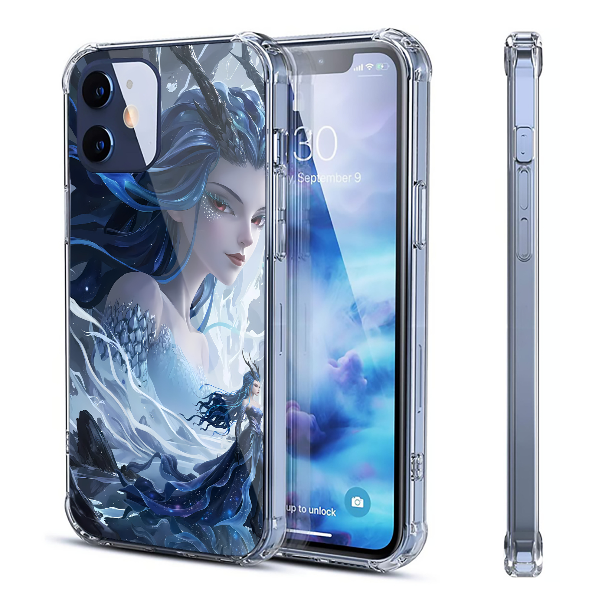 （画像用） Ne Zha 2 ナタ 魔童の大暴れ 【iPhone 12シリーズ対応】透明スマホケース（クリアソフトケース）